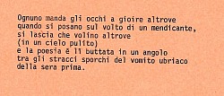 Nudo con cappello - Pagine arancioni - strofa finale