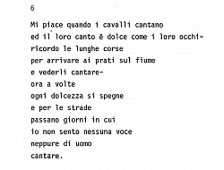 Nudo con cappello - poesia 6 - Mi piace quando i cavalli cantano