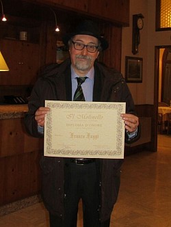 IL MOLINELLO 16a Ed. - Franco Faggi insignito del Diploma D'Onore per Poesia Edita 5.3.2016