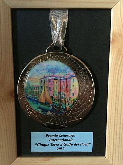 Premio Internazionale  Le Cinque Terre GOLFO DEI POETI Premio D'Onore - 2017