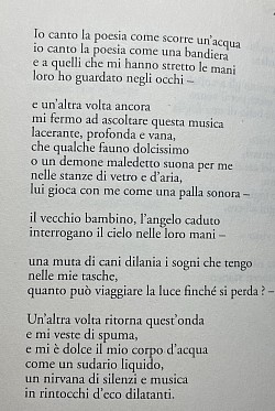 Una poesia “riconosciuta” del Marzo 1970