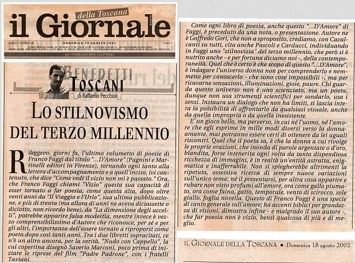 Il Giornale della Toscana 18.04.2002 - 