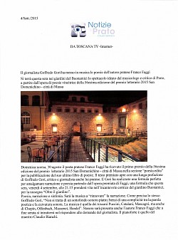 Toscana TV Notizie 4.9.2015